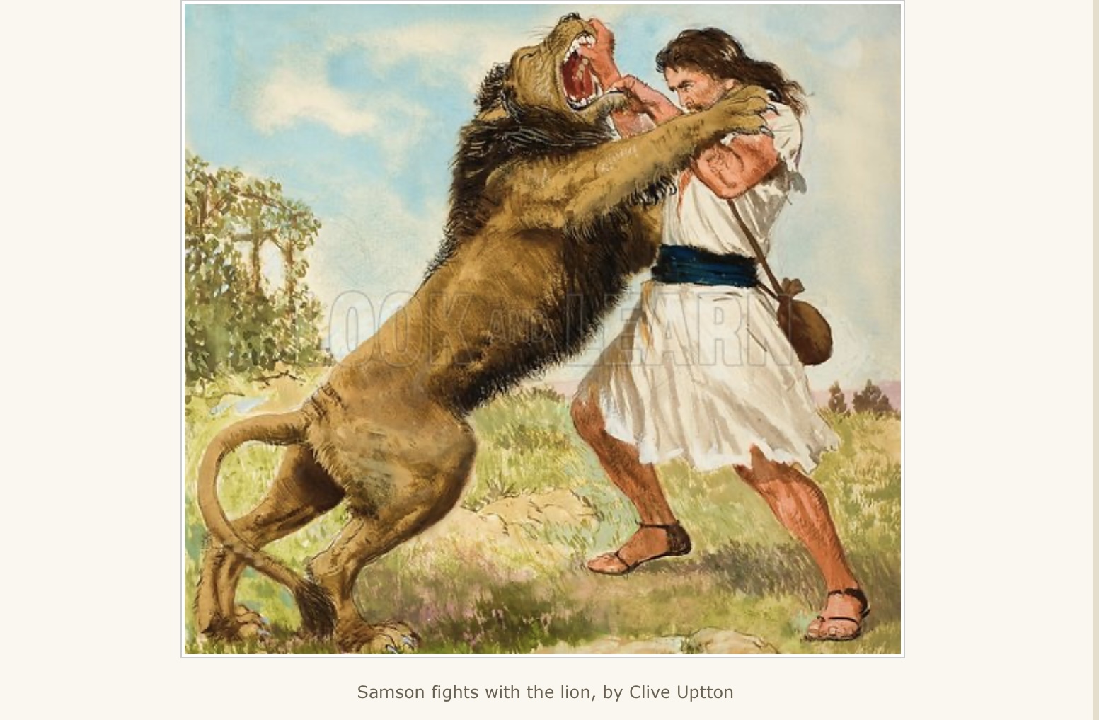 参孙，耶稣基督的预表，被严重误读的士师– 青草, image size:1553x1017