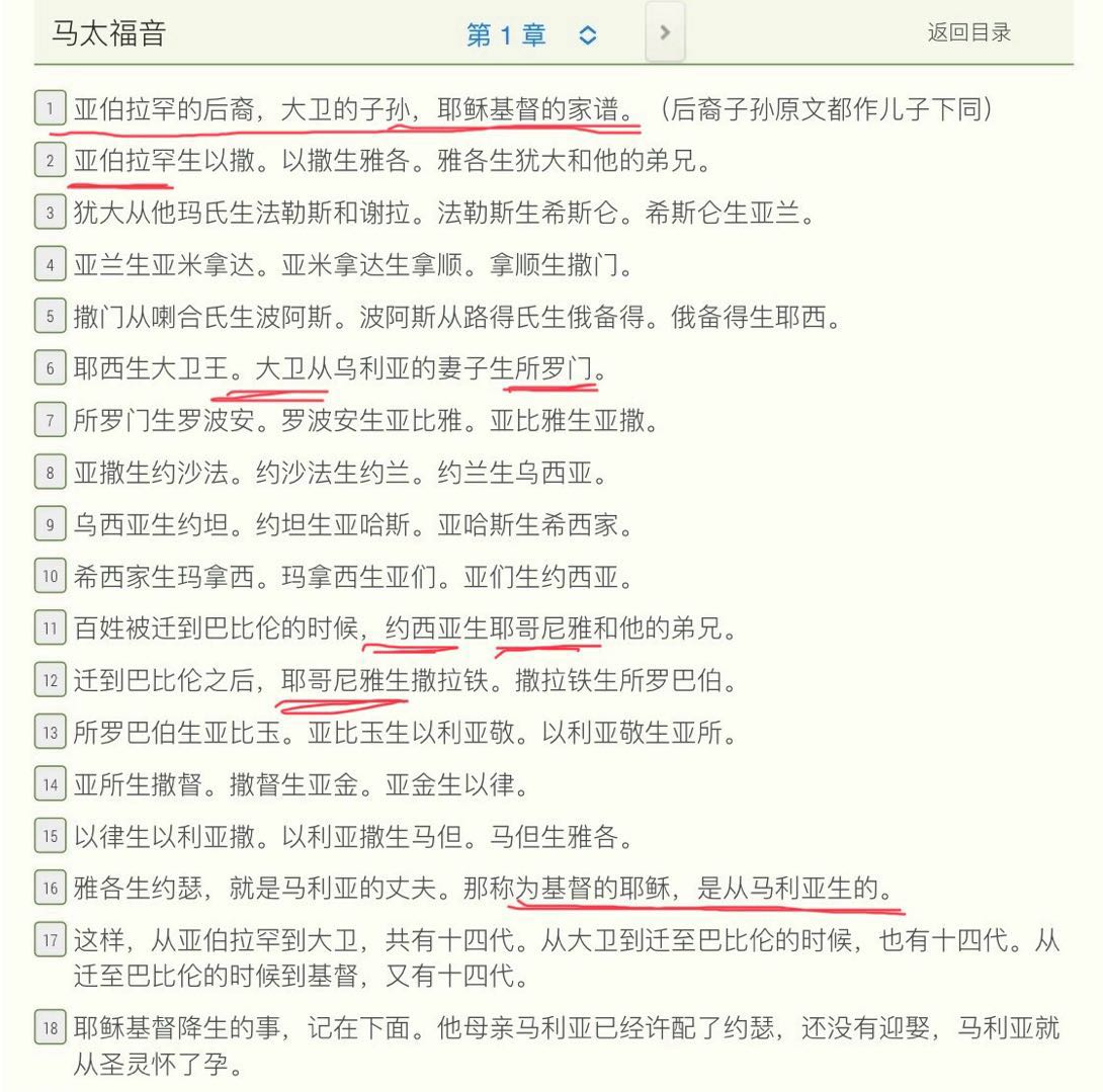 耶稣的两个家谱：证明祂是女人的后裔，也是大卫的子孙– 青草